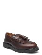 Slhtim Leather Kiltie Loafer B Brown Selected Homme