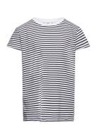 Organic Jersey Stripe Tuvina Tee Fav White Mads Nørgaard