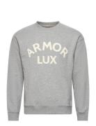 Logo Sweatshirt Héritage Grey Armor Lux