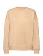 Rel Shield C-Neck Sweat Beige GANT