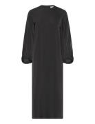 Vendela Satin Dress Black Marville Road