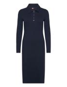 Tjw Half Zip Rib Polo Dress Navy Tommy Jeans