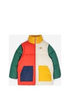 Color Block Padded Anorak Red Bobo Choses