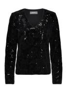 Mmalfi Flower Blouse Black MOS MOSH