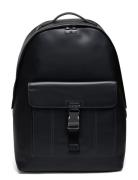 Th Spw Leather Backpack Black Tommy Hilfiger