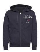 Wcc Arched Varsity Zip Thru Navy Tommy Hilfiger