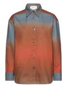 Mercy Denim Shirt Orange Hosbjerg