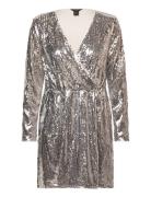 Dress Victoria Sequin Silver Lindex