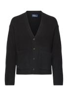 Rib-Knit Wool-Cashmere V-Neck Cardigan Black Polo Ralph Lauren