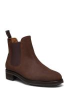Bryson Waxed Suede Chelsea Boot Brown Polo Ralph Lauren
