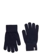 Gloves Magic Fix Wool Navy Lindex