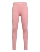 Leggings Basic Brushed Solid Pink Lindex