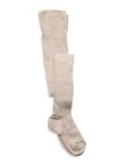 Tights 1P Bag Wool Rib Beige Lindex