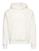 Soft Cotton Modal Hoodie Cream Calvin Klein