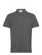 Reg Shield Ss Pique Polo Grey GANT