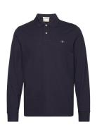 Reg Shield Ls Pique Rugger Navy GANT