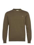 Classic Cotton C-Neck Green GANT