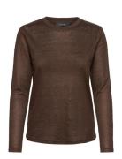 Mmcasa O-Ls Foil Tee Brown MOS MOSH