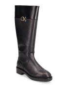 Rubber Sole Knee Boot W/Hw Black Calvin Klein