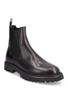 Tatum Leather Chelsea Boot Black Les Deux