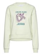 Hyper Real Ck Sweatshirt Green Calvin Klein Jeans