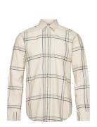 Onslars Ls Reg Brush Check Shirt Cream ONLY & SONS