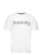 Core Logo City Loose Tee White Superdry