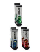Lwaris 100 - 3-Pack Socks Grey LEGO Kidswear