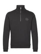 Les Deux Ii Half-Zip Sweatshirt 2.0 Black Les Deux