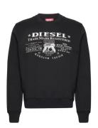 S-Ginn-L2 Sweat-Shirt Black Diesel