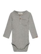 Nbmthor Ls Slim Body Lil Grey Lil'Atelier