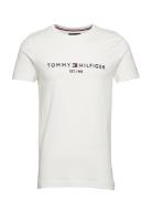 Core Tommy Logo Tee White Tommy Hilfiger