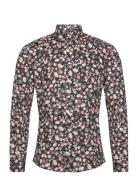 Aop Floral Shirt L/S Blue Lindbergh