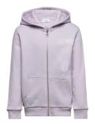 Blake Zipper Hoodie Kids Purple Les Deux