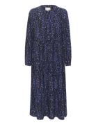 Crtiah Ankl Length Dress - Zally Fit Blue Cream