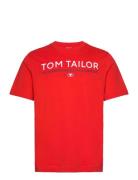 Printed T-Shirt Red Tom Tailor