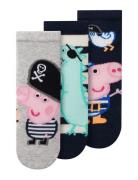 Nmmfinni Peppapig 3P Sock Cplg Patterned Name It