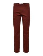 Slh175-Slim New Miles Flex Pant Noos Burgundy Selected Homme