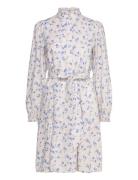 Rina Shirt Dress Flower Blue Noella