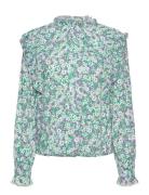 Ruth Blouse Green Noella