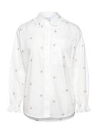 Roberta Frill Shirt White Noella