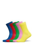 5-Pack Solid Socks Yellow Happy Socks