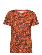 Almaiw Print Tshirt Orange InWear