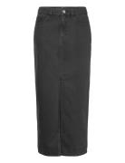 Skirt Tuva Long Black Black Lindex