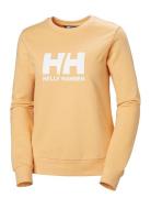 W Hh Logo Crew Sweat 2.0 Orange Helly Hansen