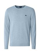 Bradley Cotton Crew Sweater Blue Lexington Clothing