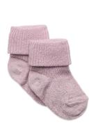 Ida Glitter Socks Purple Mp Denmark