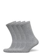 4-Pack Women Bamboo Basic Socks Grey URBAN QUEST