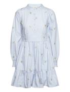 Miluna Embroidery Dress Blue NORR