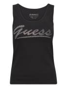 Logo Tank Top Black GUESS Jeans